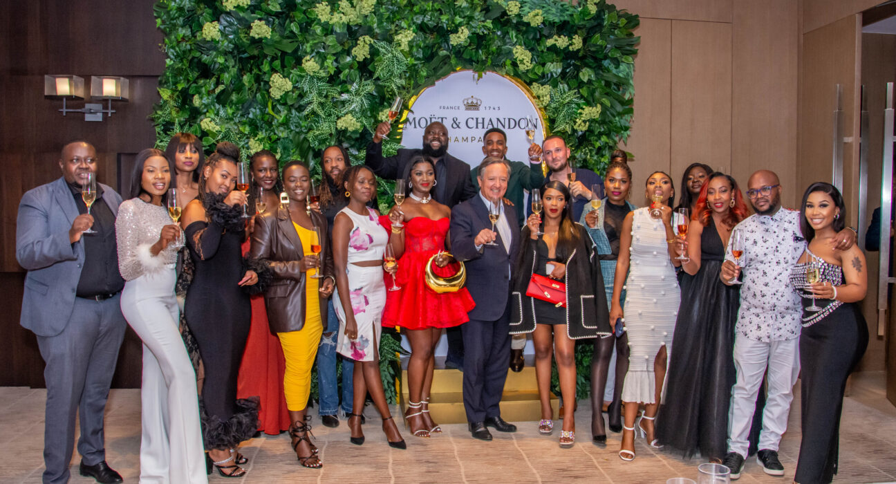 A toast with Moet