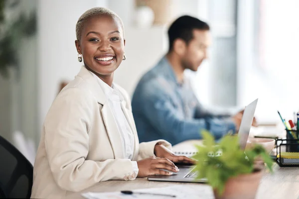 black person on laptop