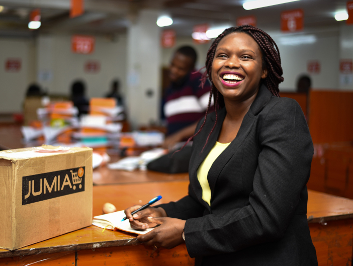 Jumia employee at work
