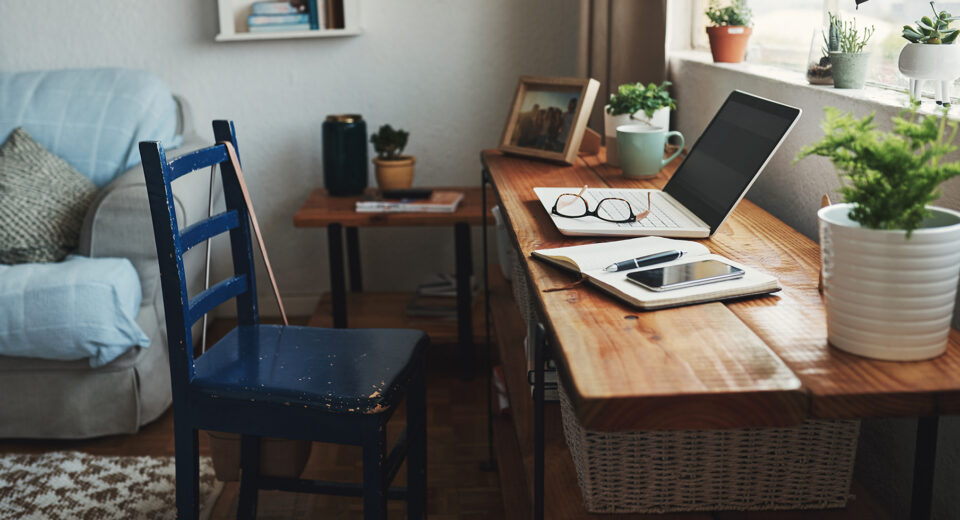 remote working area