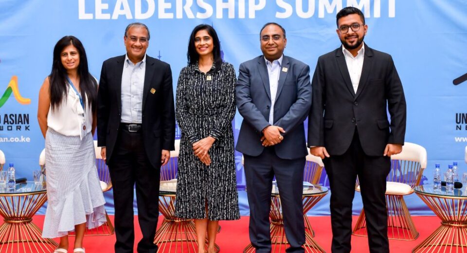 Dr. Bimal Kantaria, the Chairman of the United Asian Network (UAN) addressing delegates during The inaugural Leadership Summit