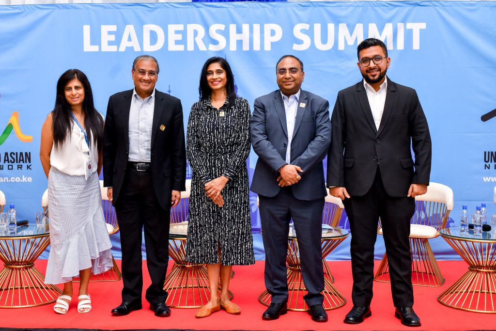 Dr. Bimal Kantaria, the Chairman of the United Asian Network (UAN) addressing delegates during The inaugural Leadership Summit