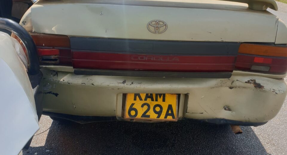 Car nabbed by KRA officials at Malaba