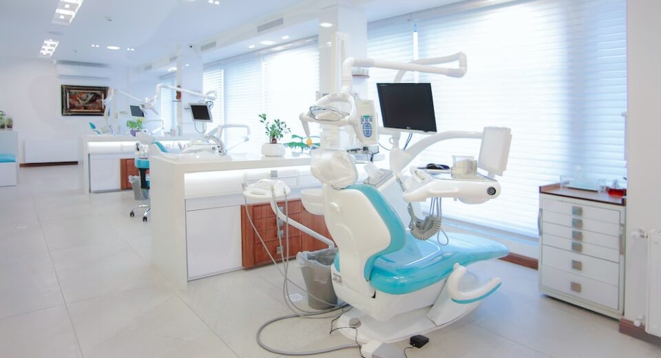 Inside dental clinic