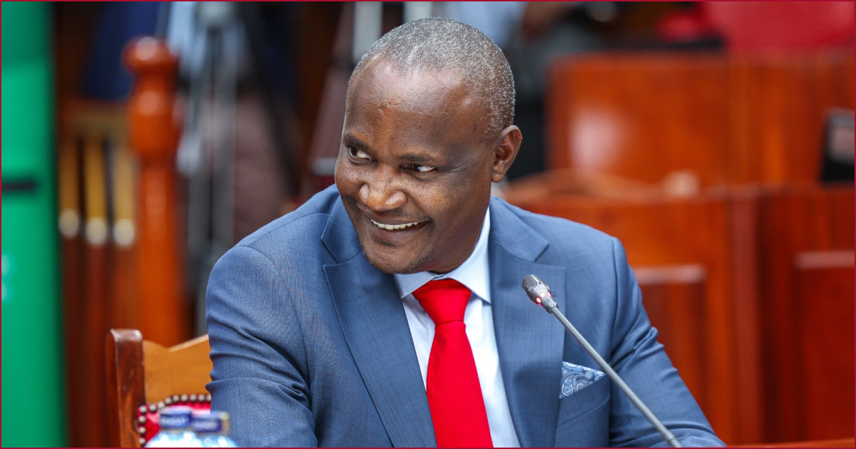 Treasury CS John Mbadi