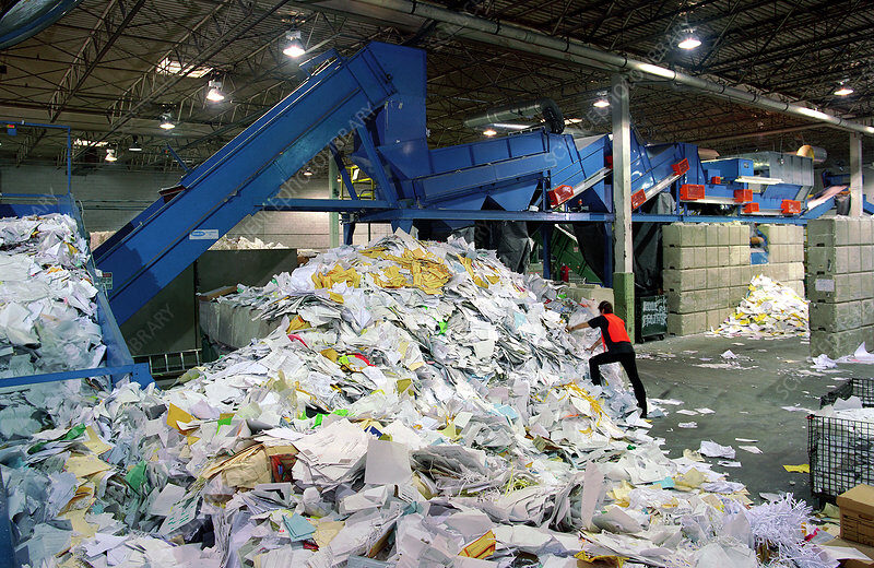 paper recycling factory