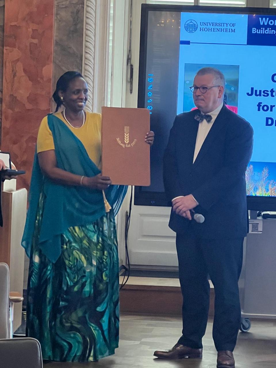 AGRA President, Dr Kalibata feted for global role in Food Systems and Nutrition