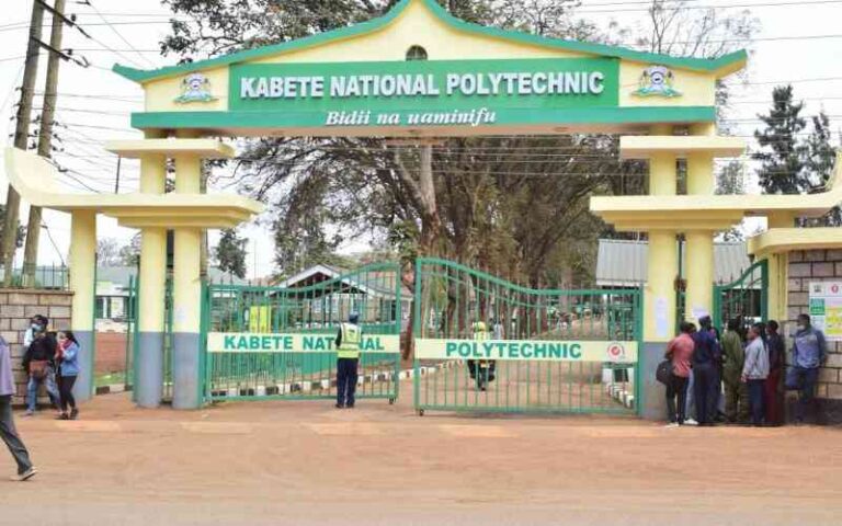 FULL LIST OF COURSES OFFERED AT KABETE NATIONAL POLYTECHNIC visual data 5