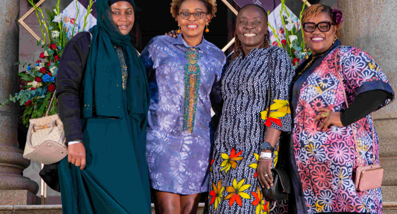 END Fund team, Irene Chami, 2nd from the left, Carolyne Kutsushi, last right, and guests.