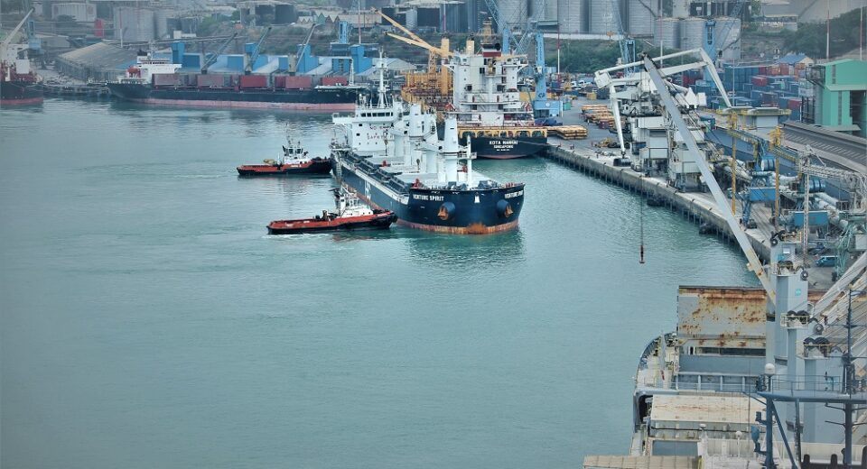 Ship at Mombasa Port