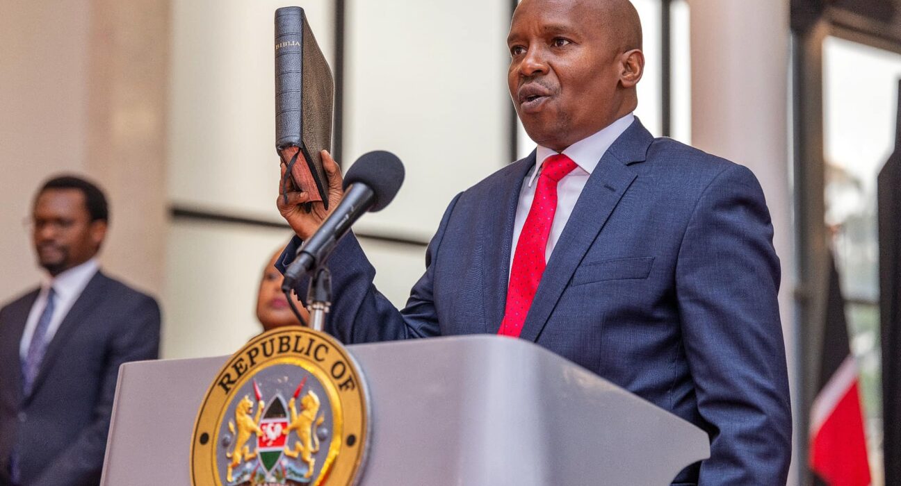 kindiki swearing in