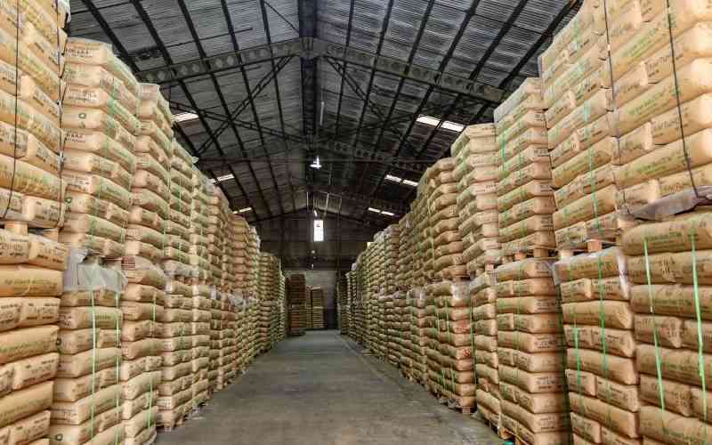 tea in a warehouse kenya