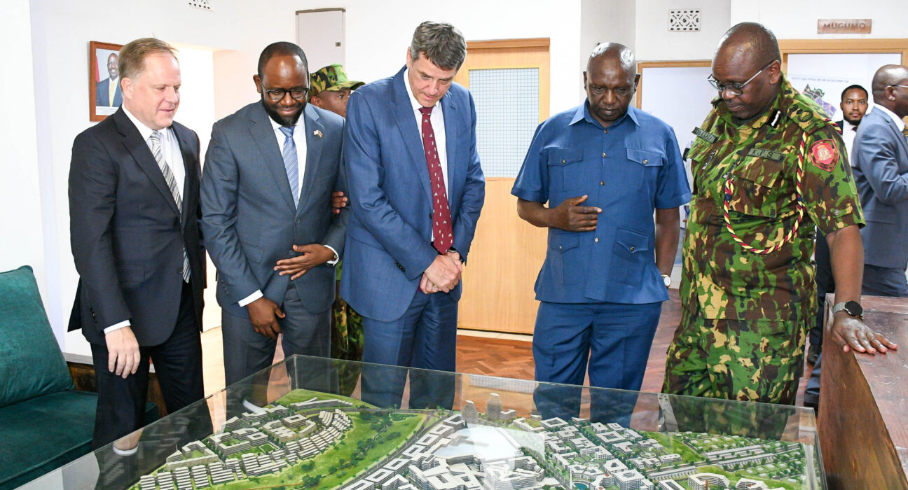 The Inspector General of National Police Service visits Tatu City SEZ