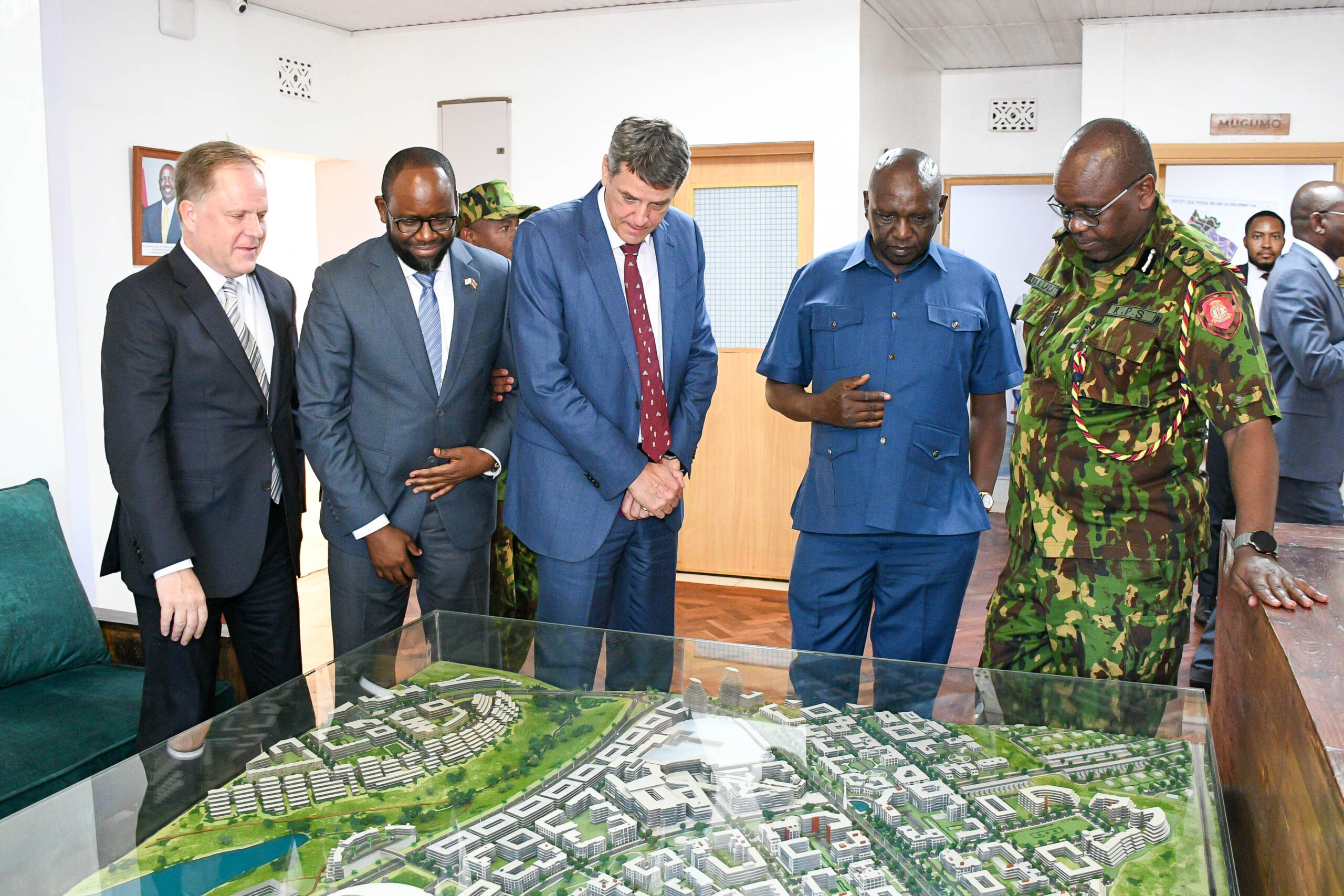 The Inspector General of National Police Service visits Tatu City SEZ