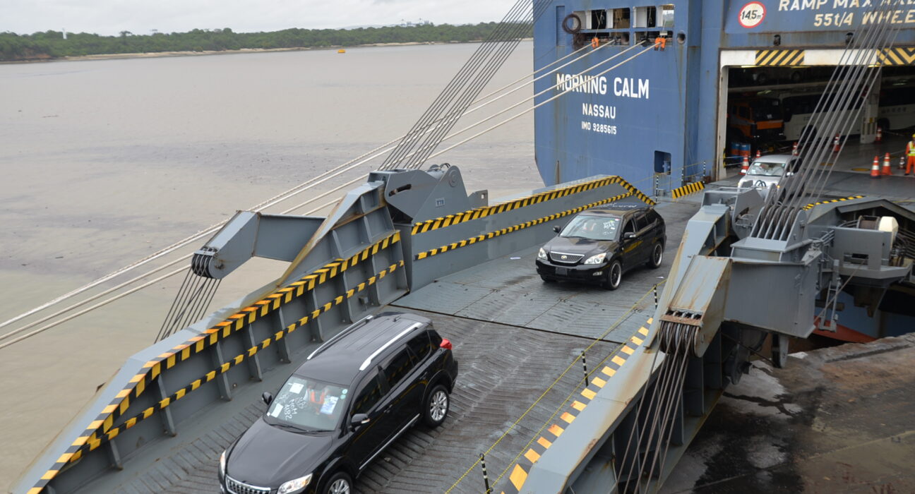 cars at mombasa port