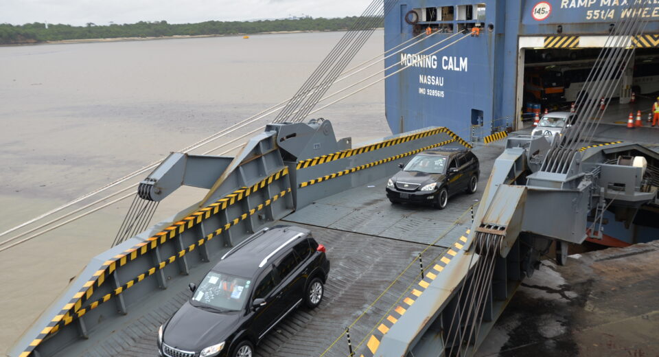 cars at mombasa port