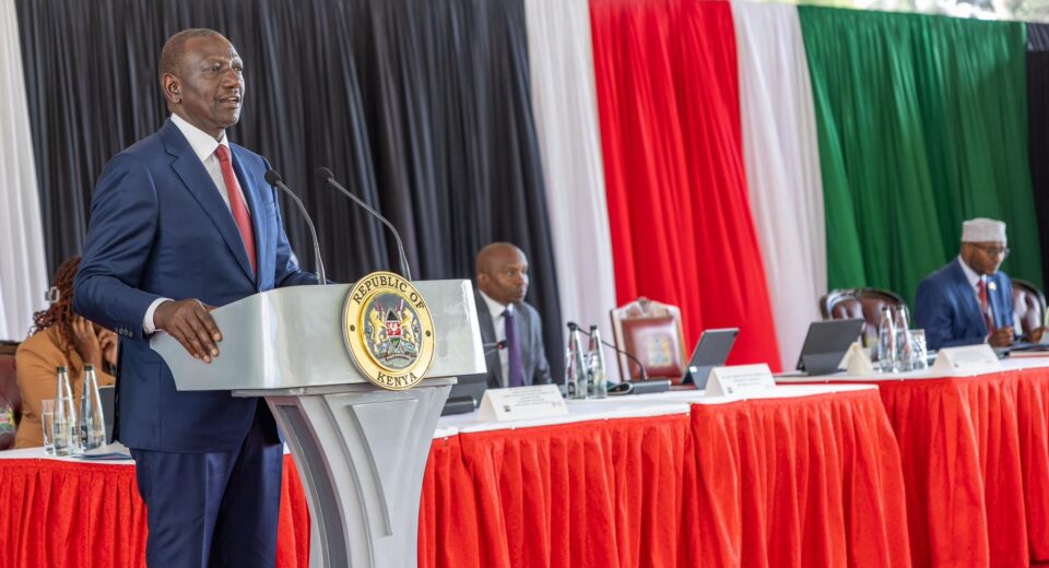 Ruto at Podium