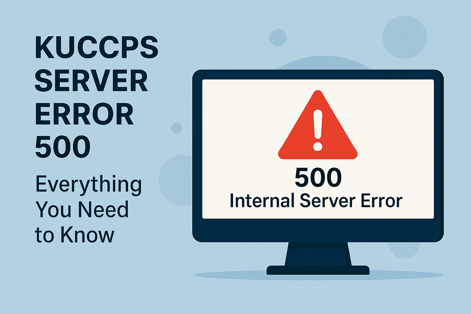 KUCCPS 500 Error