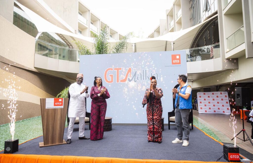 L-R - Jubril Adeniji - East Africa Regional Managing Director Guaranty Trust Bank Flora Mutahi - Founder and CEO Melvins Marsh International LTD, Ann Njogu- Director GTBank Kenya and Neil Ribeiro - Director GTBank Kenya During GTMalkia Launch.