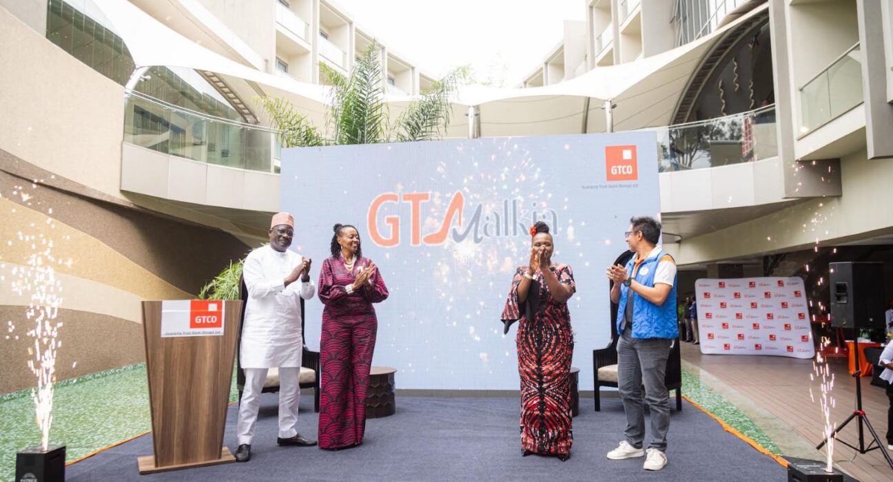 L-R - Jubril Adeniji - East Africa Regional Managing Director Guaranty Trust Bank Flora Mutahi - Founder and CEO Melvins Marsh International LTD, Ann Njogu- Director GTBank Kenya and Neil Ribeiro - Director GTBank Kenya During GTMalkia Launch.