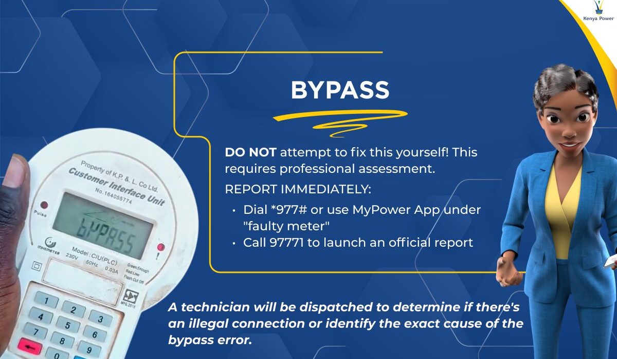 Kenya Power Token Meter Bypass Error
