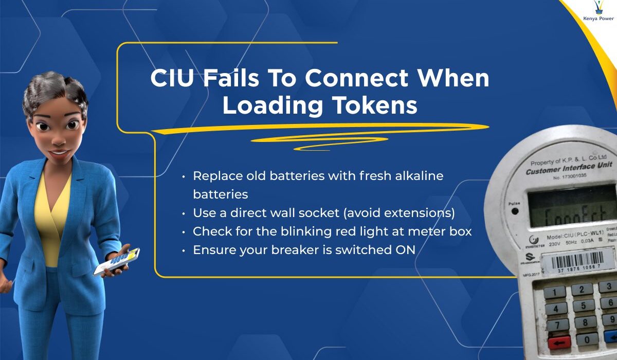 Kenya Power Token Meter Connect Error