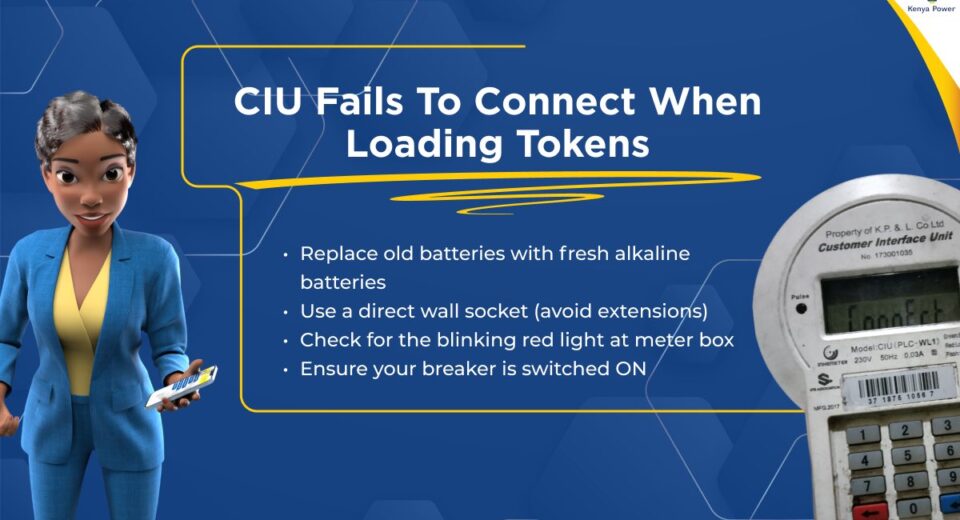 Kenya Power Token Meter Connect Error