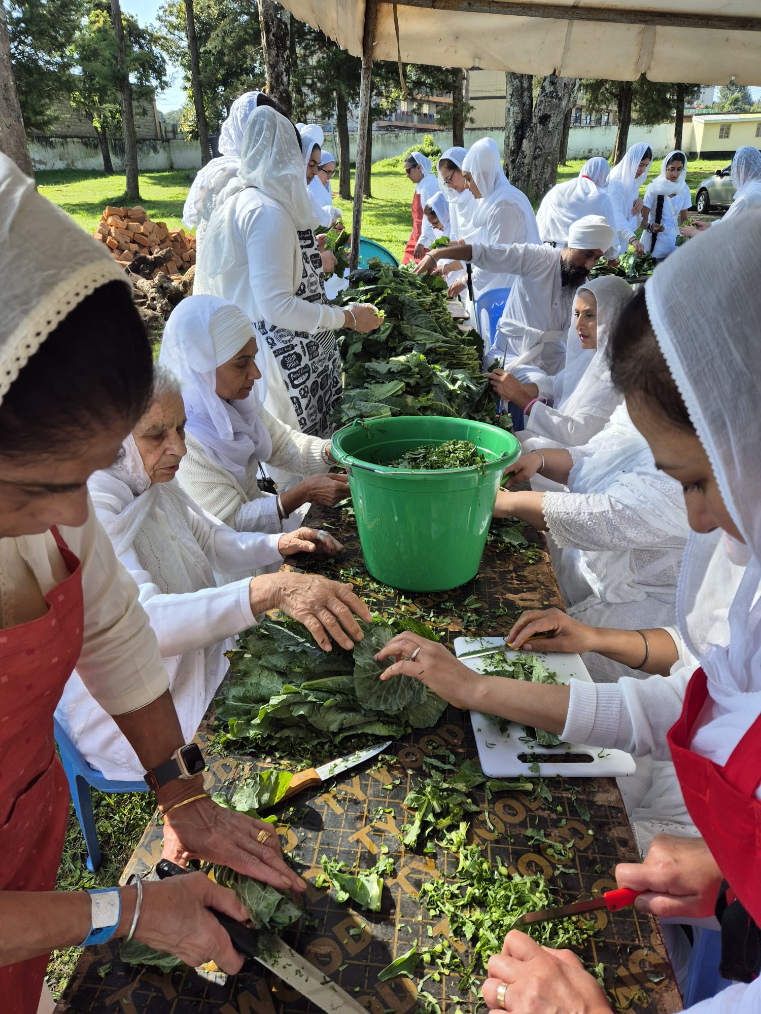 Image 2 - Volunteers came together to prepare free meals for attendees of the Kericho Peace Festival