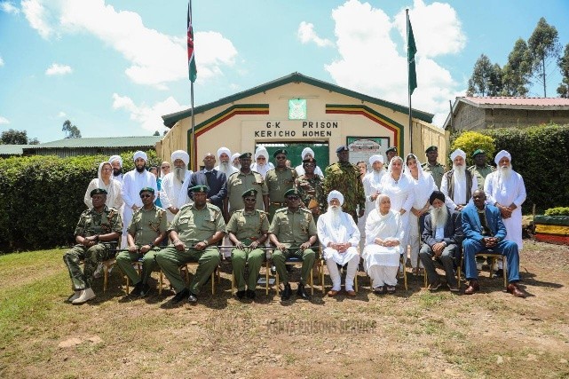 Opening Ceremony at the new kitchen facility at Kericho Women’s Prison. Credit Kenyan Prison Service, Facebook page.