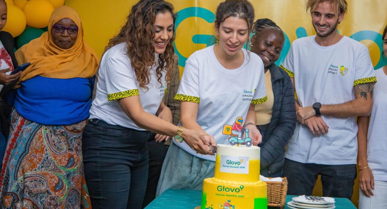(L-R) Sonali Patel, Glovo Head of Commercial and Zoe, Glovo Global lead of impact and sustainability celebrating the 5th edition of Glovo Academy