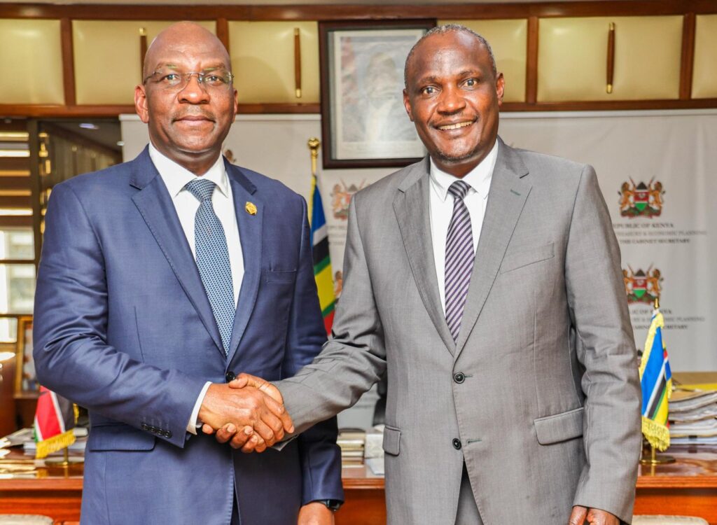 CS Hon. FCPA John Mbadi this evening met Mr. Denys Denya, Senior Executive Vice President of Afreximbank
