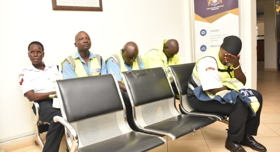 Corporal Hezron Aburi, Corporal Mary Nabei, Police Constable James Weru, Police Constable Mwakwekwe Nyoka, and Police Constable Aisha Abdullahi.