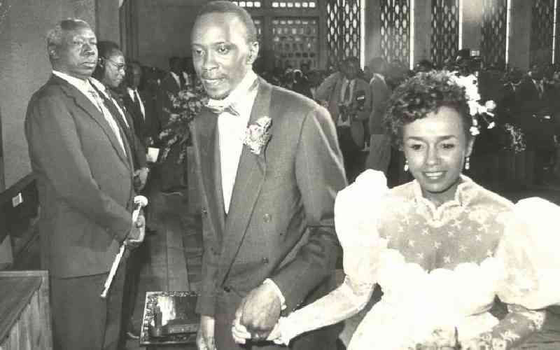 Uhuru & Margaret kenyatta