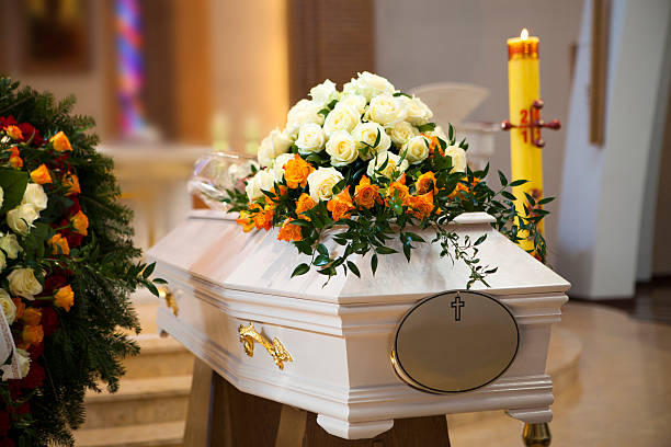 Casket at Funeral Home