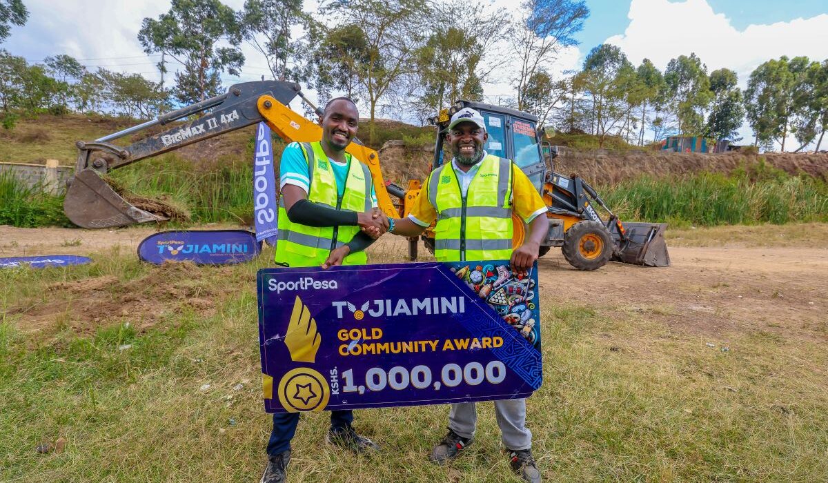 Emmanuel Kipkemoi Yegon, the Nairobi Gold Category winner who received KES 1 million