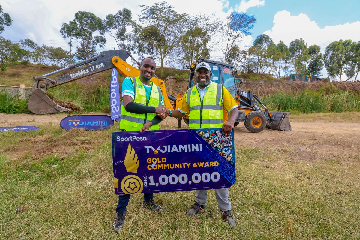 Emmanuel Kipkemoi Yegon, the Nairobi Gold Category winner who received KES 1 million