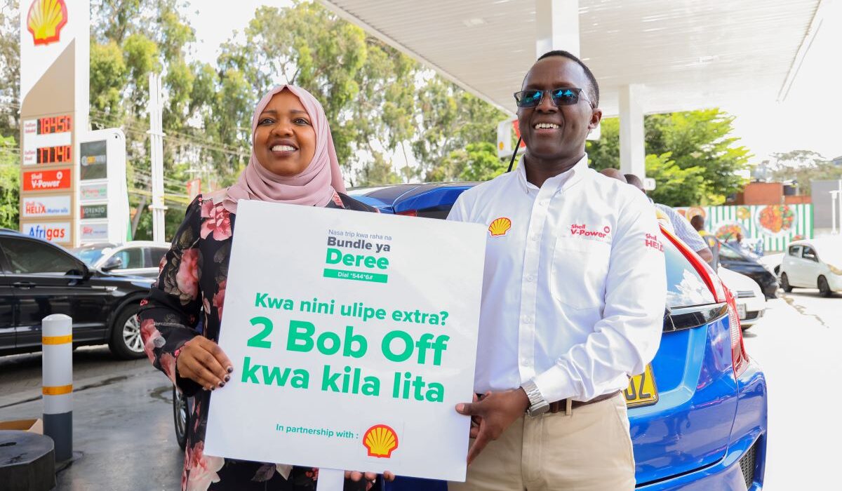 From left to right Fawzia Ali-Kimanthi - Chief Consumer Business Officer, Safaricom PLC Peter Murungi, Managing Director, Vivo Energy