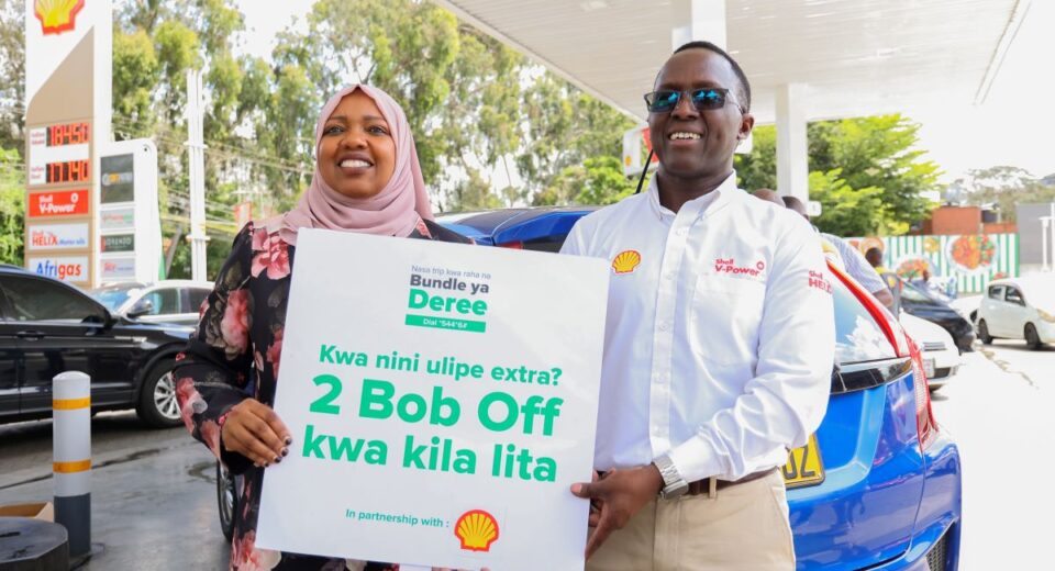 From left to right Fawzia Ali-Kimanthi - Chief Consumer Business Officer, Safaricom PLC Peter Murungi, Managing Director, Vivo Energy