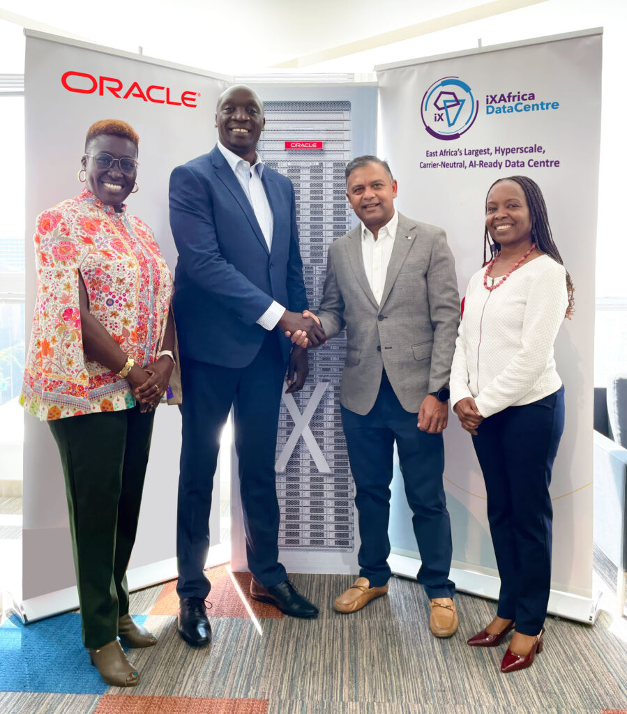 David Bunei Country Leader Kenya, Oracle and Snehar-Shah-CEO iXAfrica Data Centres