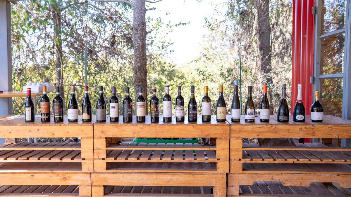 A selection of Italian wines on display at the 3rd edition of the Gambero Rosso Top Italian Wines Roadshow on 30 January 2026 at Shamba Café, Nairobi. The event showcased over 160 award-winning wines from 44 producers across 11 Italian regions.