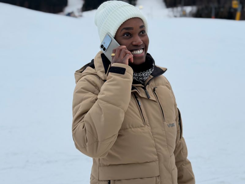 Kenyan alpine skiing pioneer Sabrina Wanjiku Simader