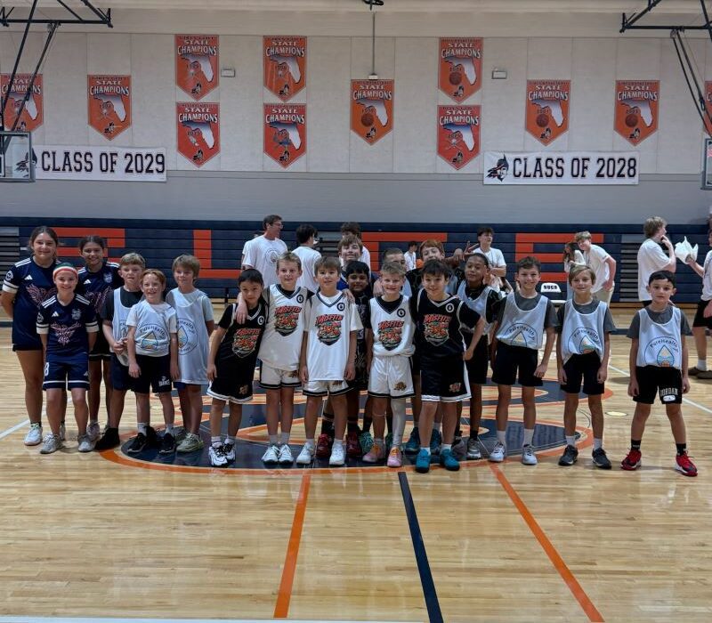 10U participants for the Hoops for Hope tournament.